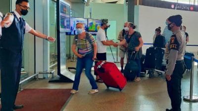 Kunjungan Meningkat, Personel Polres Bandara Ngurah Rai Aktif Lakukan Pengamanan