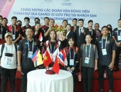 Tim Bulutangkis Indonesia, Tiba di Vietnam