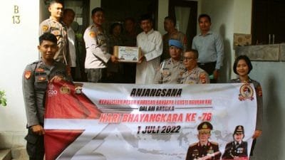 Polres Bandara Anjangsana ke Rumah Purnawirawan Polri dan Anggota yang Sakit