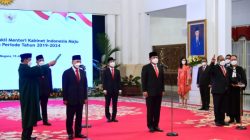 Jokowi Lantik menteri baru Kabinet Indonesia Maju