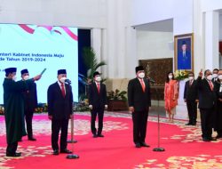 Rombak Kabinet, Presiden Jokowi Lantik Dua Menteri dan Tiga Wakil Menteri Baru