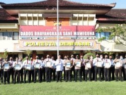 28 Personel Polresta Denpasar Raih Penghargaan dari Komisi III DPR RI