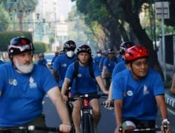 Delegasi G20 EDM-CSWG Nikmati Jakarta dengan Bersepada