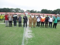 Danrem 022/PT Buka Turnamen Sepak Bola Liga Santri Piala KSAD 2022