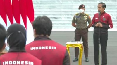 Jokowi Bagikan Bonus untuk Atlet Peraih Medali SEA Games