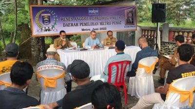 Anggota DPRD Kota Metro Fahmi Anwar Reses untuk Serap Aspirasi Masyarakat