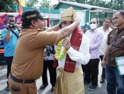 Warga Desa Sipaku Area Sambut Kunjungan Tim Penilai Desa Terbaik Tingkat Provinsi