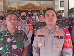 Kapolres dan Dandim Tabanan Turunkan Personel Antisipasi PMK