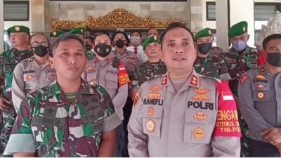 Kapolres dan Dandim Tabanan Turunkan Personel Antisipasi PMK