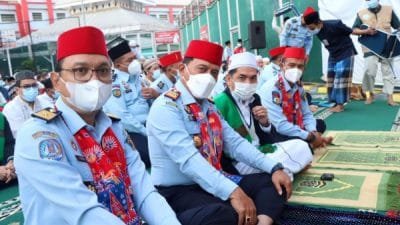 Kemenkumham DKI Gelar Salat Idul Adha Bersama di Rutan Jakarta Pusat