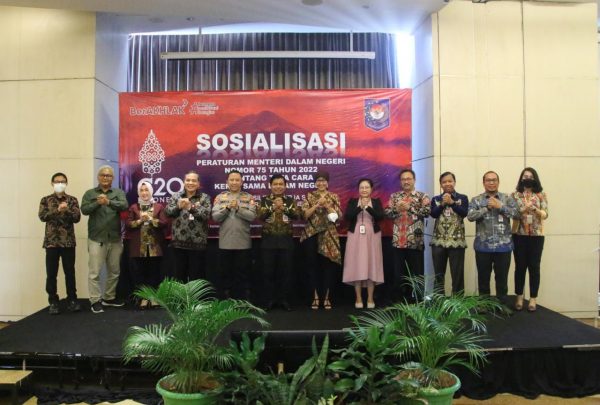 Sosialisasi Permendagri Nomor 75 Tahun 2022 tentang Tata Cara Kerja Sama Dalam Negeri di Jakarta
