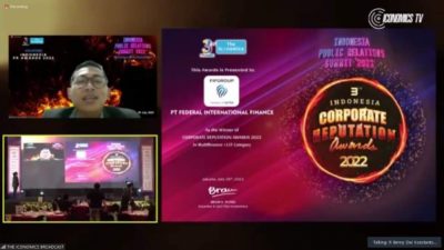 FIFGROUP Kembali Raih Corporate Reputation Awards 2022