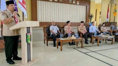 Wabup Buka Rapat Pengurus Kwarcab Gerakan Pramuka