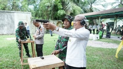 Jalin Silaturahmi, Forkopimda Asahan Ikuti Tembak Meriah