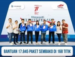 Semarak HUT RI ke-77, FIFGROUP Tebar 17.845 Paket Sembako Nusantara 2022 di 168 Titik