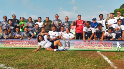 Lima Pilar Ikut Pertandingan Pembuka Forkopimko Cup Jakarta Barat 2022