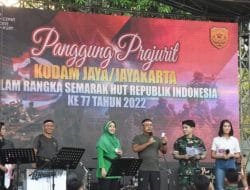 Peringati HUT ke 77 Kemerdekaan RI, Kodam Jaya Gelar Olahraga Bersama