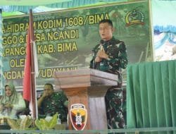 Mengairi 450 Hektar Sawah di Bima, Pangdam IX/Udayana Resmikan Pompa Hidram Terbesar