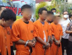 Lima Penjambret Dipajang di Monumen Bom Bali, Tangan dan Kaki Dirantai