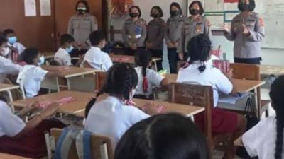 Sambut HUT ke-74, Polres Badung Gelar “Polwan Goes To School”