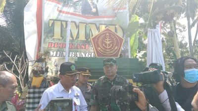 TMMD Tercapai Tepat Waktu, Kodim 1619/Tabanan Sukses Jalankan 10 Program TNI