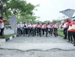 Bupati Asahan Lepas Peserta “Fun Bike” Meriahkan HUT RI ke-77