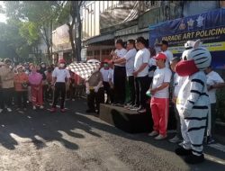Gerak Jalan Santai Polres Magetan Warnai HUT ke-67 Lalu Lintas Bhayangkara