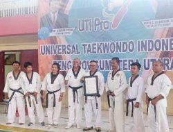 Ketua UTI-Pro Sumut Bobby Zulkarnain Terima Sertifikat Dan 2 Kukkiwon