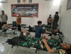 Sambut HUT ke77 TNI, Kodim 1628/Sumbawa Barat Gelar Kegiatan Donor Darah