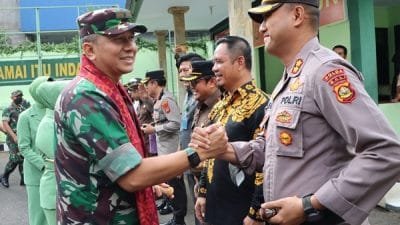 Kapolres Badung Hadiri Kunker Danrem 163/WSA Brigjen TNI Choirul Anam