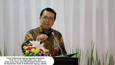 Tak Mau Kendor Akibat OTT, Ketua MA Perintahkan Jajarannya Terus Berjuang Tegakkan Keadilan