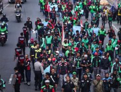 Aksi Unjuk Rasa Tolak Kenaikan Harga BBM di Jakarta Aman Terkendali