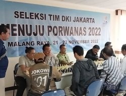 Seleksi Catur Awali Pembentukan Kontingen Porwanas PWI DKI Jakarta