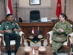 Kodam Udayana Terima Rombongan Army to Army Staff Talk