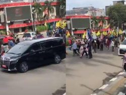 Mobilnya Sempat Dicegat Demonstran di Palembang, Wapres Maruf Amin Minta Jangan Anarkistis!