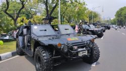 TNI Pamerkan 63 Kendaraan Tempur di HUT ke-77