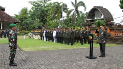Jelang Puncak HUT ke-77 TNI, Kodam IX/Udayana Ziarah ke TMP Pancaka Tirta
