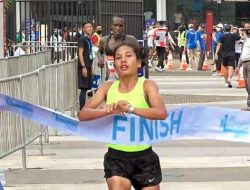 Odekta Elvina Juara 21 K Jakarta Marathon 2022