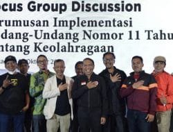 Seluruh Suporter Bakal Dilibatkan dalam Implementasi UU Keolahragaan