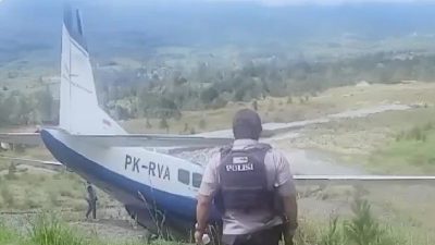 Pesawat Tergelincir, Bandara Aminggaru Ilaga-Papua Ditutup
