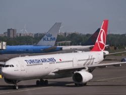 Ada Penumpang Mabuk Pukul Pramugara, Turkish Airlines Mendarat Darurat