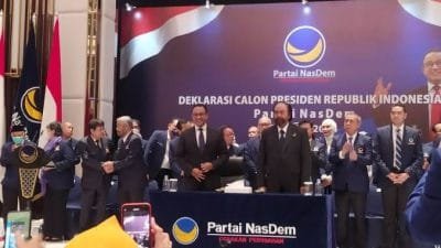 Partai Nasdem Deklarasikan Anies Baswedan untuk Maju Capres 2024