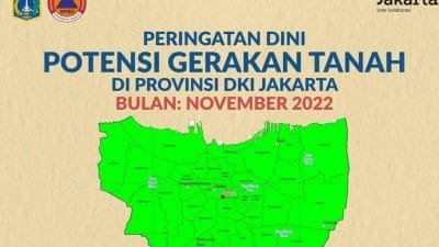BPBD DKI Petakan 11 Wilayah Berpotensi Tanah Gerak
