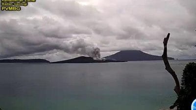 PVMBG: Gunung Anak Krakatau Meletus Selama Dua Menit