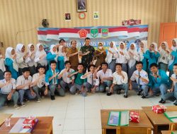 Siswa SMAN 1 Pebayuran Semangat Mengikuti Sosialisasi Masuk TNI-POLRI