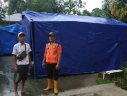 Pemkab Asahan Dirikan Tenda Pengungsi Bagi Masyarakat Terdampak Banjir