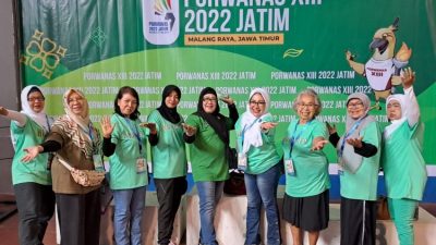Antusias IKWI DKI Jakarta Ramaikan Powarnas 2022