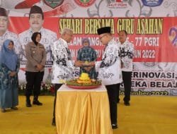 Bupati dan Wakil Bupati Asahan Ikuti Kegiatan Sehari Bersama Guru