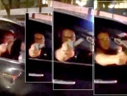 Polisi Telusuri Pengemudi Pajero Arogan Todongkan Senjata Tajam