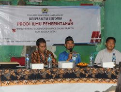 Upgrade Kapasitas SDM Desa, Prodi Ilmu Pemerintahan UNSUT Gelar PKM di Serang